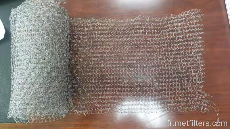 Mist Eliminator Cu 80 mm 80 mm en treillis de fils en tricot