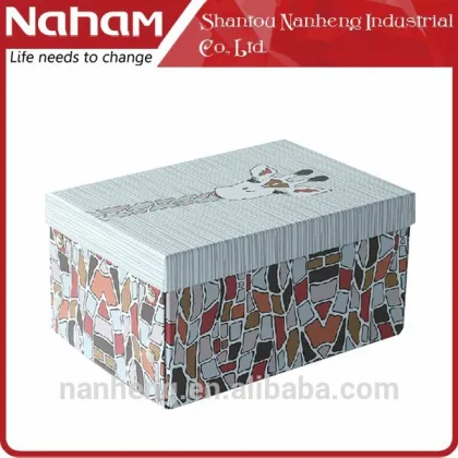 NAHAM office foldable paper storage bins boxes