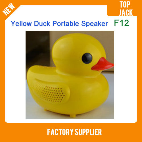 Cute Yellow Duck Portable with USB/TF Card Slot Speaker