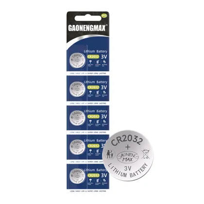 Wholesale Gaonengmax 3V Li-ion Battery CR2032 Button Cell Primary Batteries