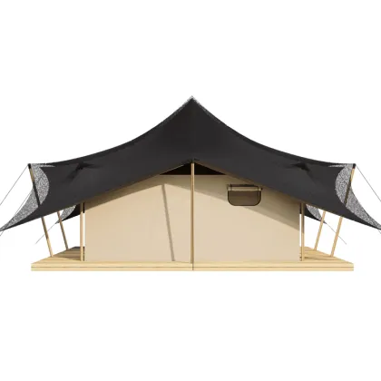 Glue-solid Wood Frame Wild Glamping Stretch Tent