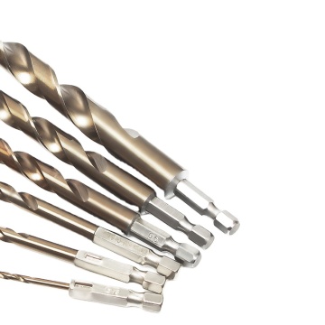 Hochwertiges DIN3338 135 ° Split Point Tipp Schnelle Änderung HSS Twist Hex Shank-Bohrer für Metallanwendungen