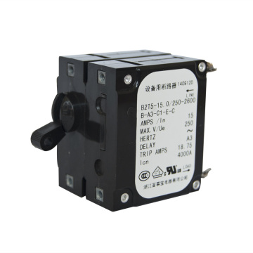 BSB B2 Hydraulic Magnetic Circuit Breaker - 1 to 3 Poles, 8A to 32A, 250VAC 480V