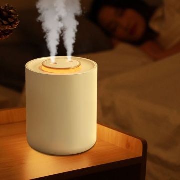 Mini Portable Rechargeable Cool Mist Humidifier with LED Light and 3 Modes