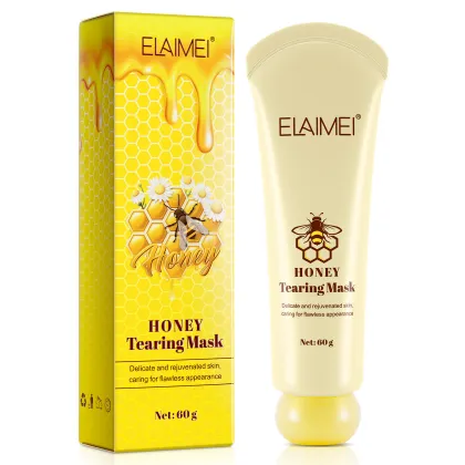 ELAIMEI Honey Tearing Mask: Deep Cleansing Oil Control Blackhead Remover for Skin Care