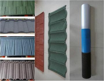 Vermiculite Tile Metal Stone Coated Production Line