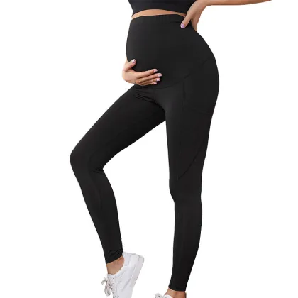 High waisted pregnant women's leggings