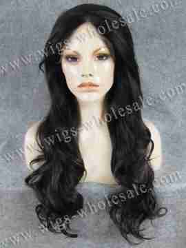 2014 New Arrival Manufacturer Price Wave Black Mix Wig Lave Wig Synthetic