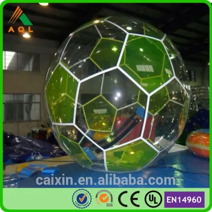 blue strip water walking balls