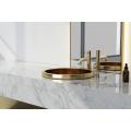 Meiao Round Gold Bathroom Countertop Basin