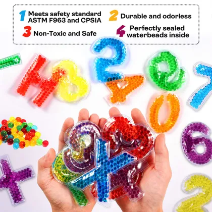 Factory Original Gel Bead Math Educational Toys: A Fun Maze Game for Kids Learning Numbers and Math Skills