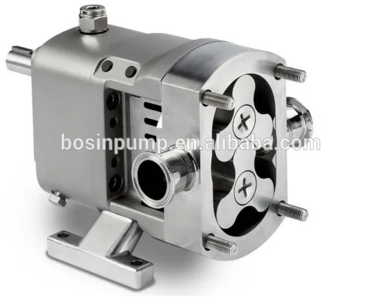 Motor driven explosion-proof high temperature horizontal positive displacement lobe pumps for food from China