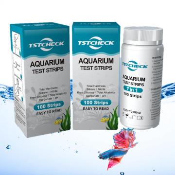 7in1 aquarium water test strips pH nitrate nitrite