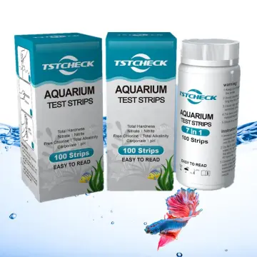 7in1 aquarium water test strips pH nitrate nitrite