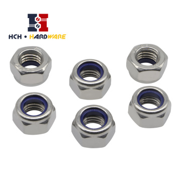 Metric Nylon Lock Nut Stainless Steel