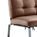 Cadeira de lazer de sala de estar de couro confortável