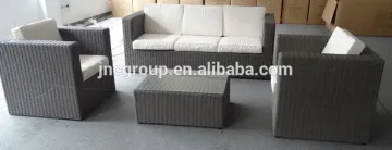 Steel frame outdoor garden rattan chair