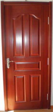 six panel mdf wood door