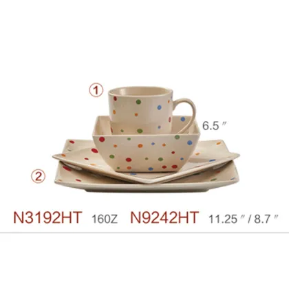 Bone porcelain coffee tea cups and saucers set