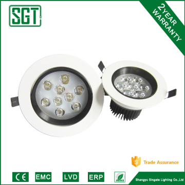 COB LED downlight glass and aluminium 5W7W9W for promotion