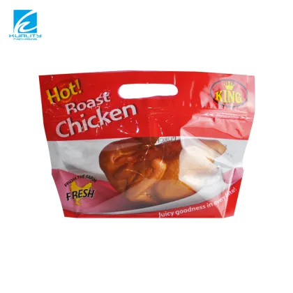 Customized Plastic Smoked Chicken Roasted Fries Chicken Packaging Bag