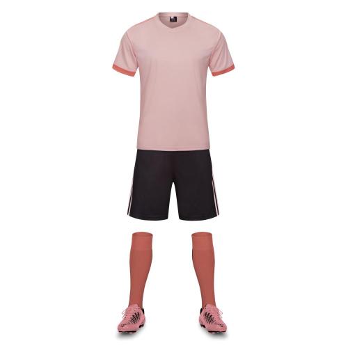 Football Wear Pink color soccer jersey for men Supplier
