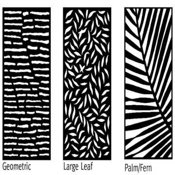 Metall Privatsphäre Bildschirme Gartenpaneele