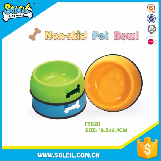 Indoor And Outdoor Plastic Pet Bowl For Dogs