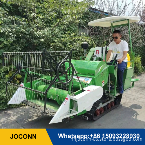 High Capacity Combine Harvester: Rice, Wheat, Soybean Harvesting and Threshing