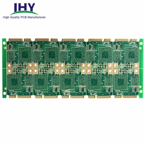 6 Layer Fr4 Based Gold Fingers PCB With ENIG