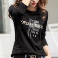 T-shirt Long-lleeved Versi Korea Wanita