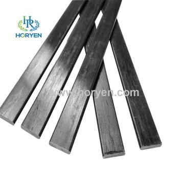 High strength custom pultruded solid carbon fiber bar