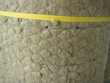 Flexible rockwool wired mats