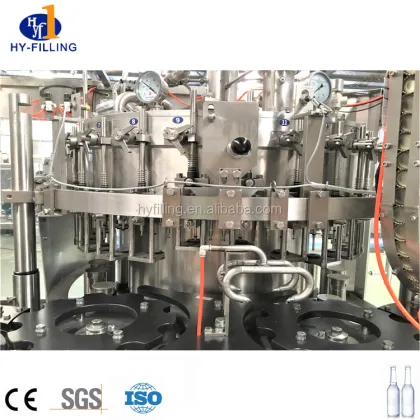 9000bph PET Glass Bottle Carbonated Drinks Filling Machine for Soft Drinks like Cola and Pepsi