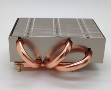 Radiateur de processeur de cuivre de cuivre de tuyau en cuivre 80W Radiateur CPU