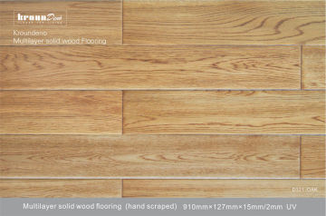 Indoor Hotels Natural Multilayer Flooring With A Top Layer Of Hardwood