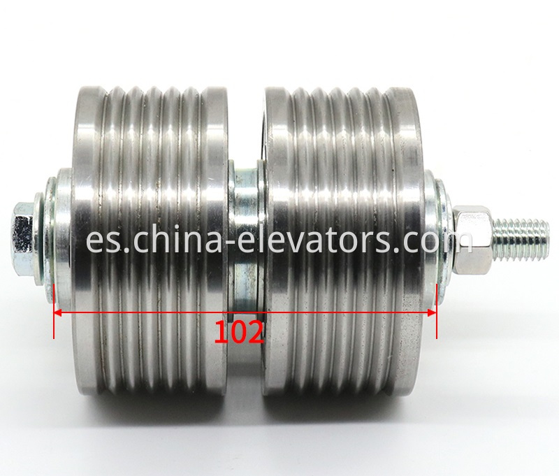 Polea Correa En V Doble Canal 35mm OD 20mm ID - Para Motores 168F 170F GX110 GX160 GX200 7HP