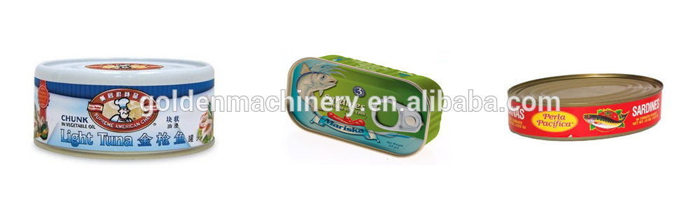 Lata automática de 2 peças para linha de produção de máquina para latas de atum de sardinha