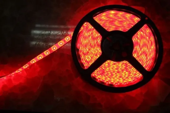 Outdoor 3528smd Red Car Led Strip Lights / Long Life Led Strips Lights Rohs