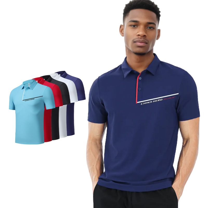 Quick-Dry Performance Polo for Men Active Lifestyle