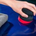 SGCB Car Hand Wax Applicator Pad Kit 3 Inch Dia Sponge Tire Dressing Applicator Pad with Grip Tire Shine Compound Applicator Pad
