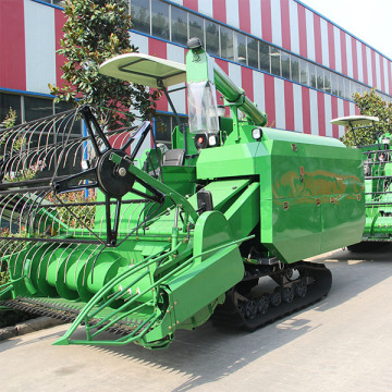330mm Min.ground clearance combine harvesting rice machinery