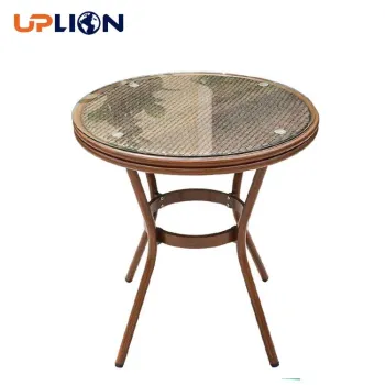 Uplion Wholesale Aluminum Garden Table and Chair Set for Outdoor Use