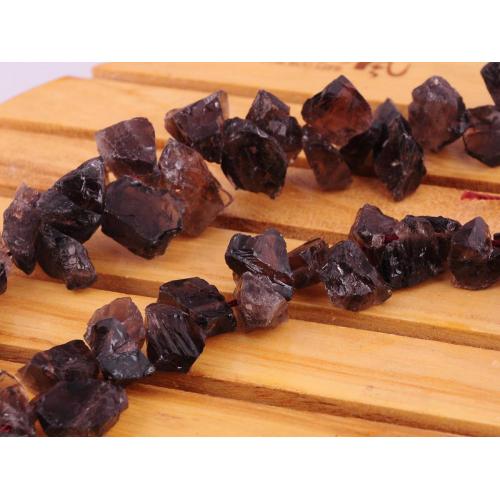 Natural Raw Rough Smoky Quartz Beads no polished