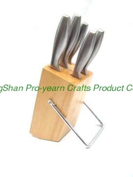 2011 Stylish Bamboo Knife Block