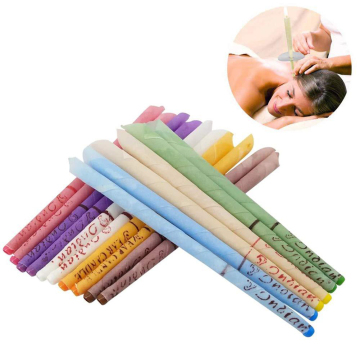 Natural Ear Candles Beeswax Candling Organic Non-Toxic Cylinders Fragrance Hollo Candles Aromatherapy with Protective Disks
