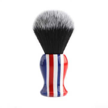 Men's Resin Handle Synthetic Hair Shaving Brush with Flag Pattern