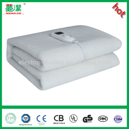 CE GS CB SAA ROHS Heated Wool Electric Blanket Electric Heating Blanket Double Size