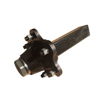 6000kg Round Solid Trailer Axle for Gooseneck Trailers with Electric/Hydraulic Brakes