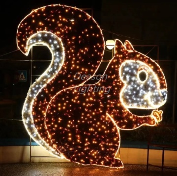 Squirrel Outdoor Christmas Lights Decoration